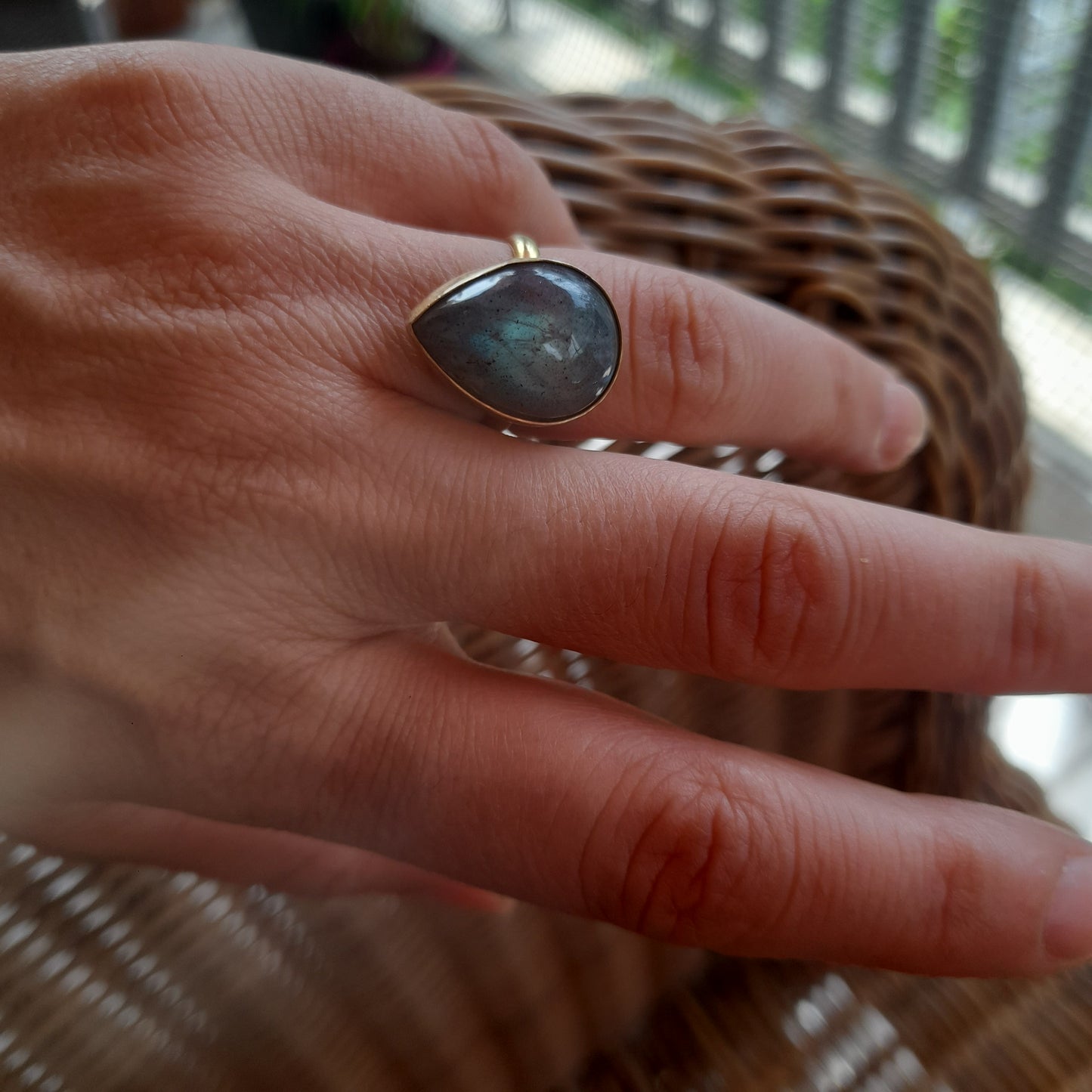 Lost Atlantis Labradorite Ring