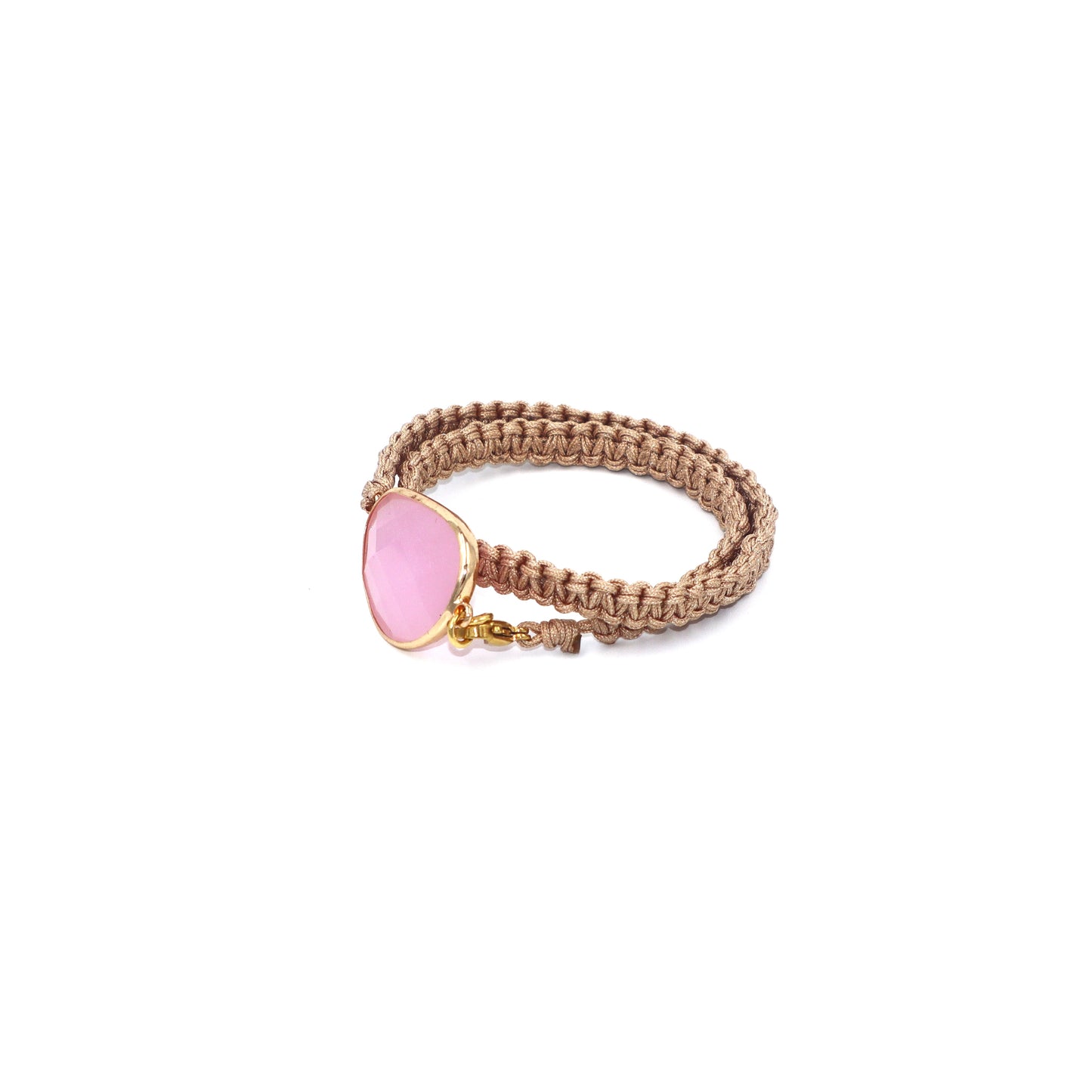 Blush Macrame Bracelet