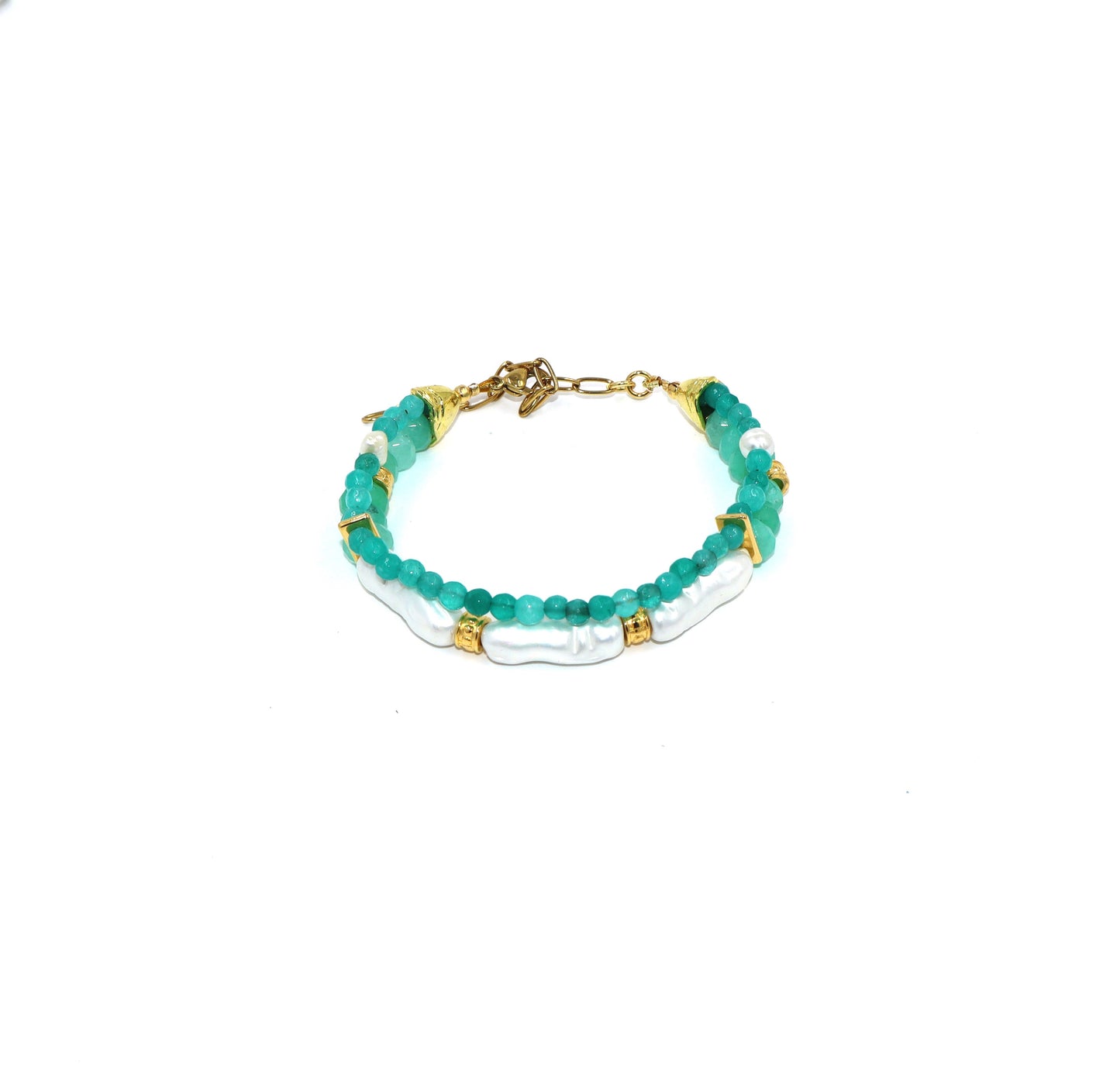 Crescent Moon Turqouise Bracelet