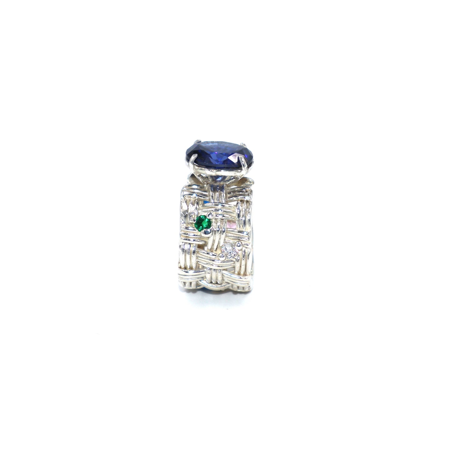 Princess Blue Saphire Ring