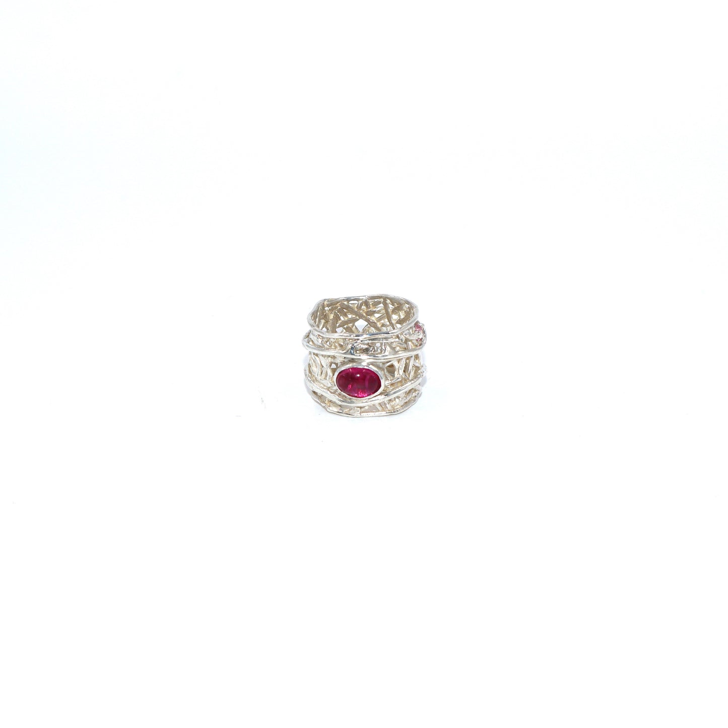 Wivy Red-Fuchsia Ring