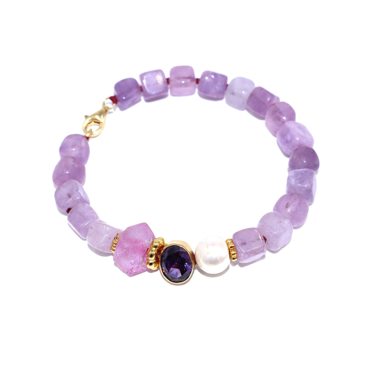 Orchid Amethyst Bracelet