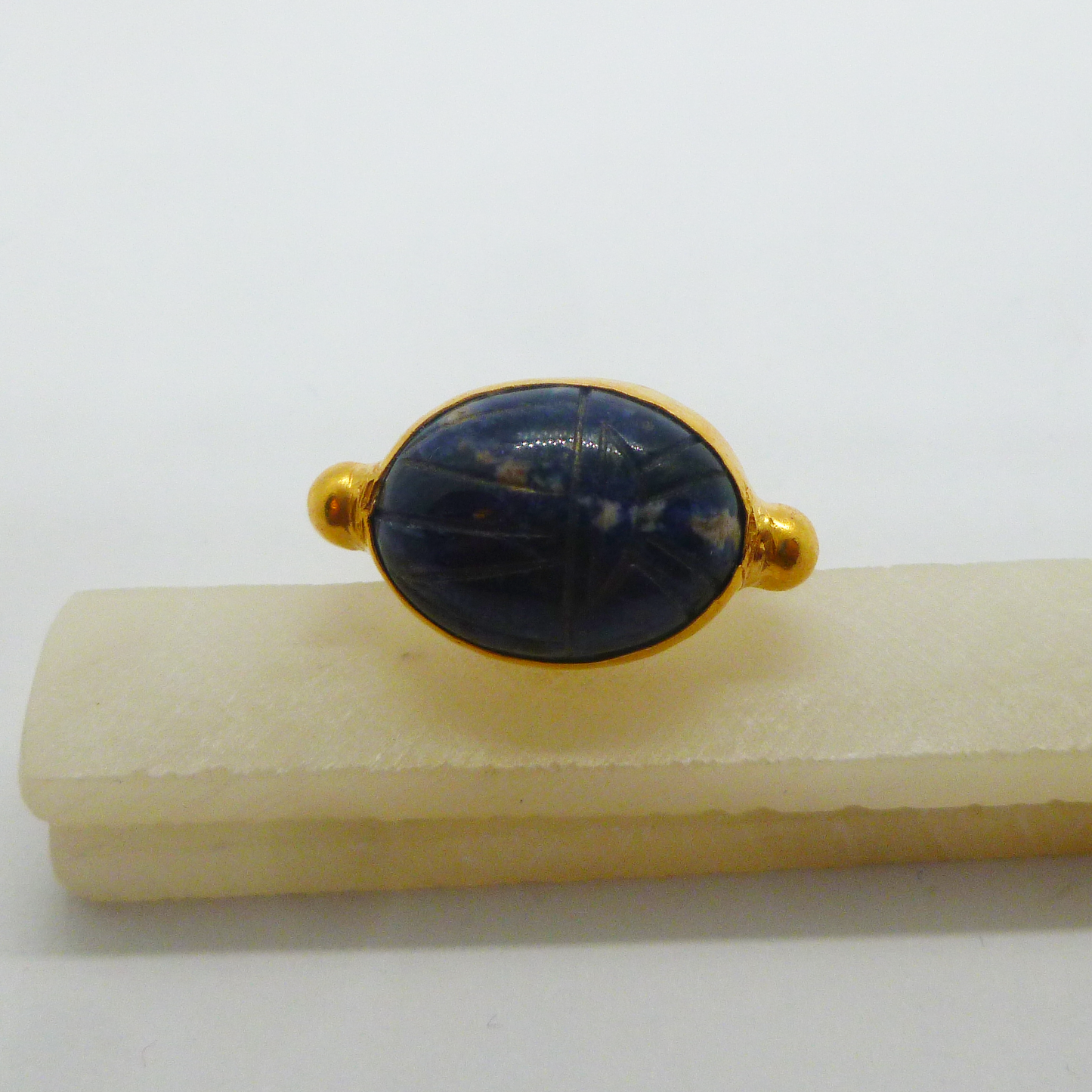 Scarab Sodalite Ring