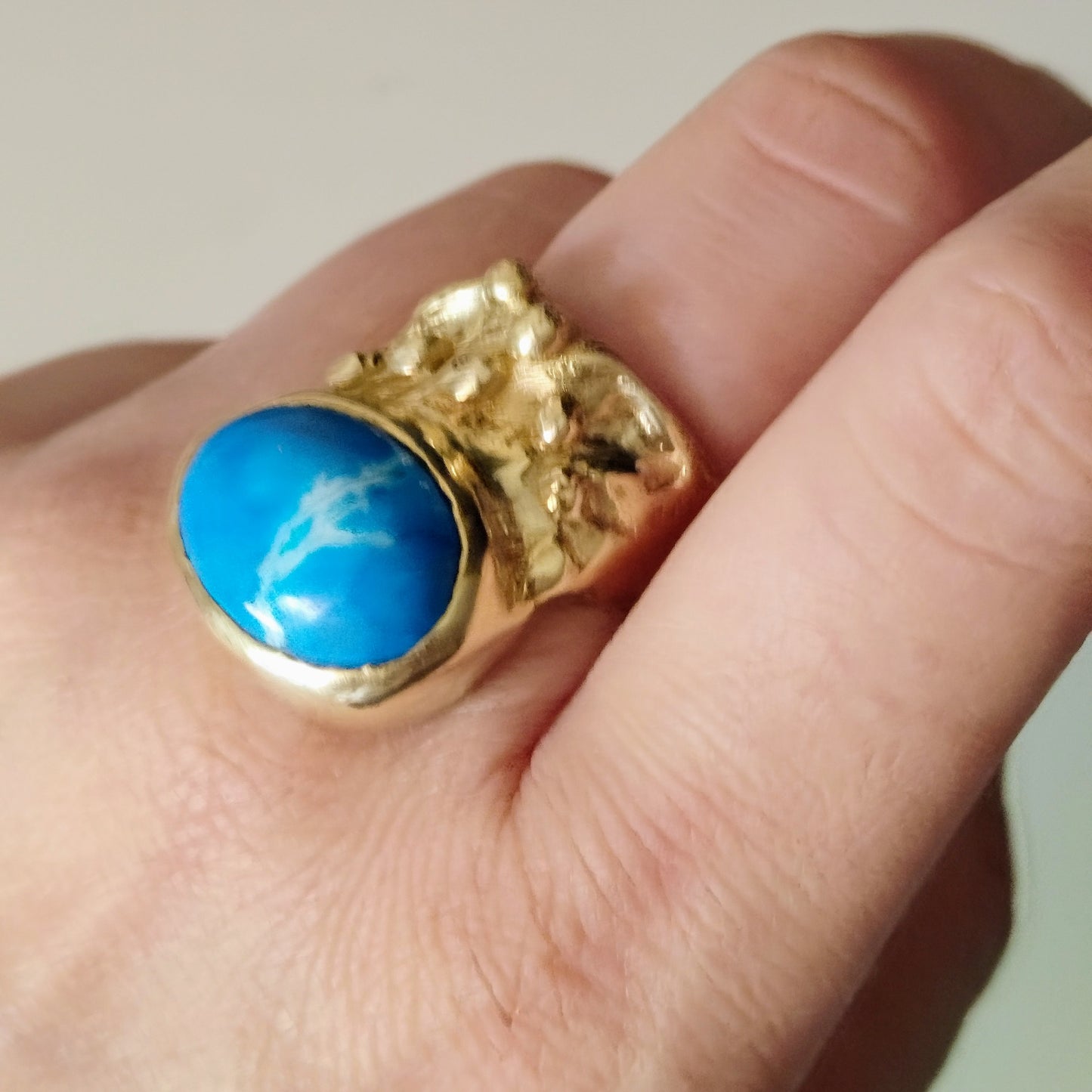 Turquoise Cabochon Ring