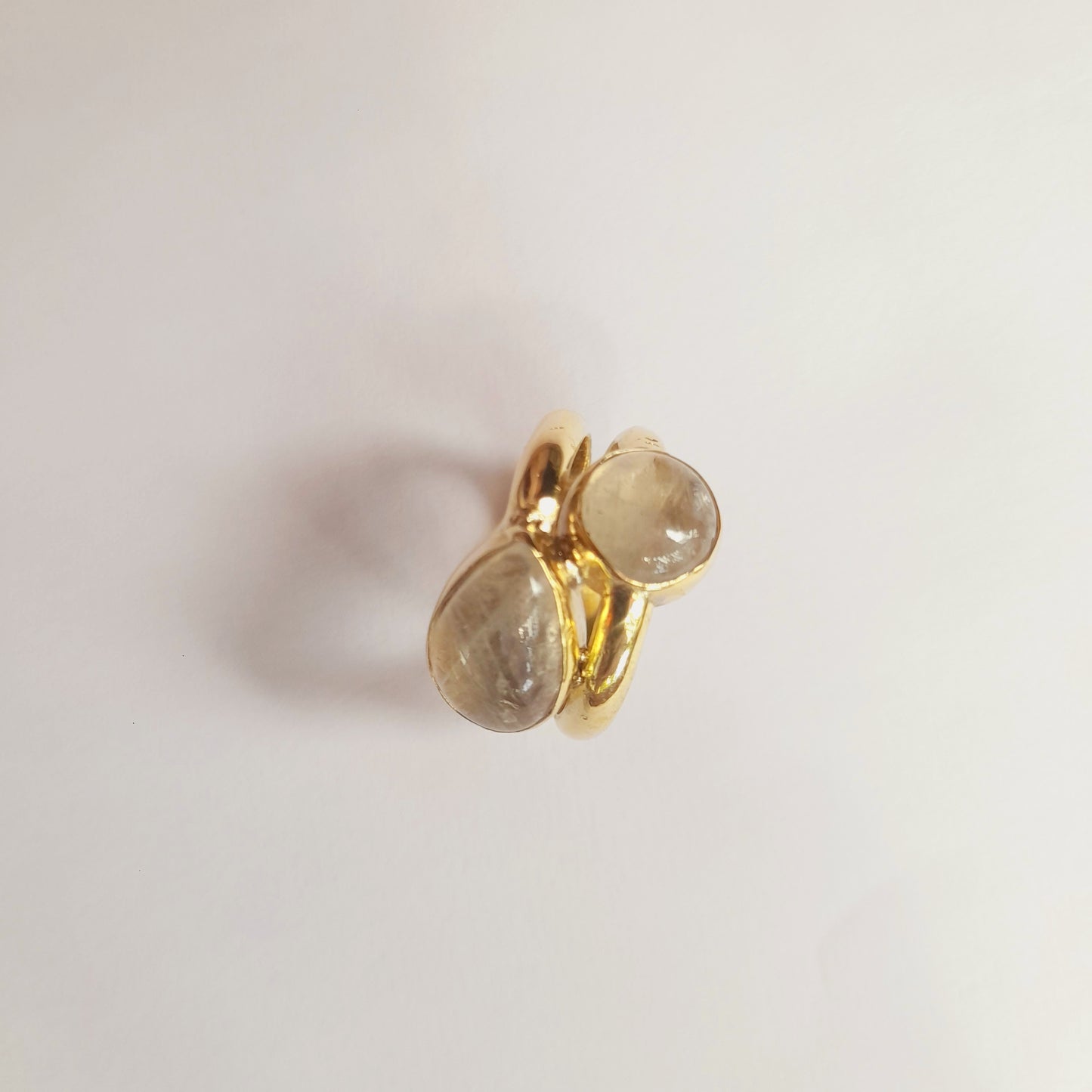 Mini Cabochons Moonstone Ring
