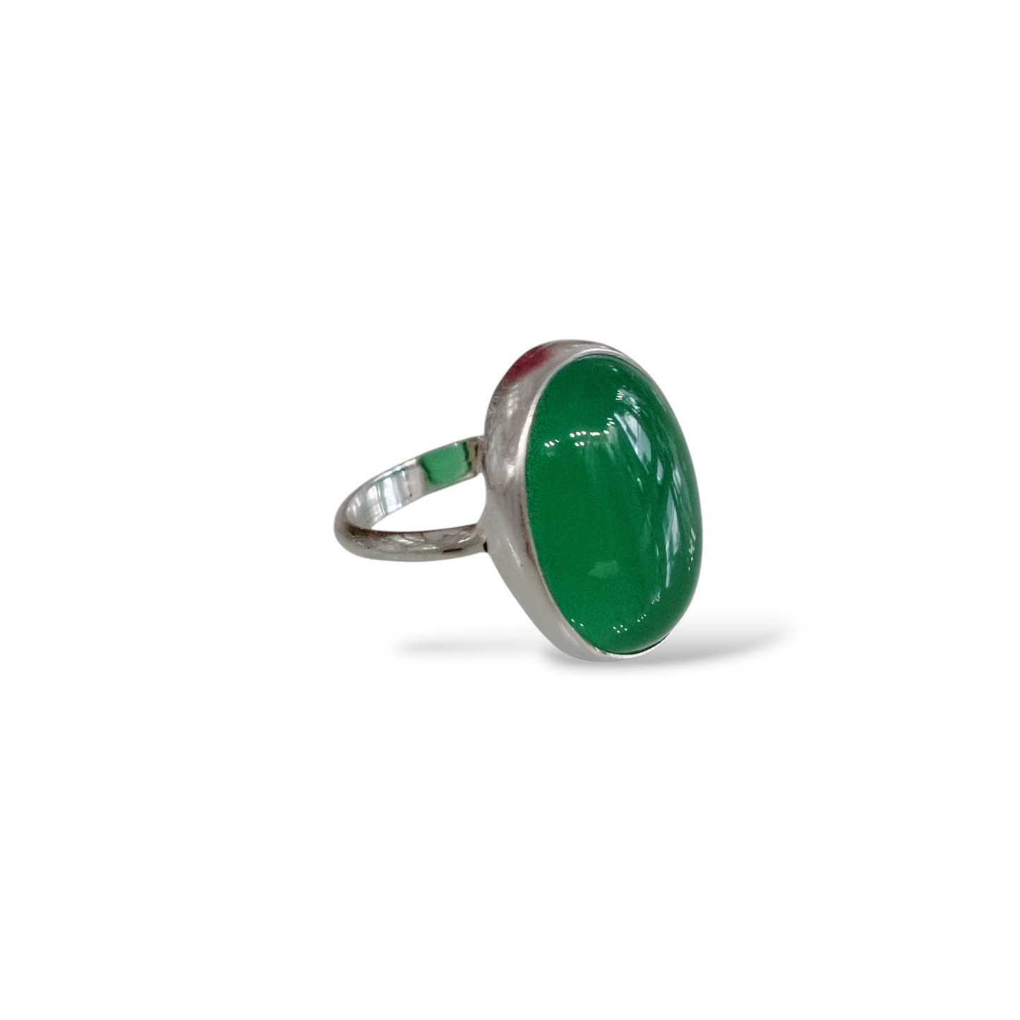Green Cabochon Ring