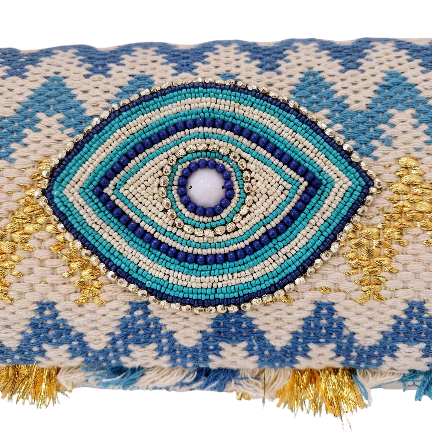 Blue Evil Eye Bag