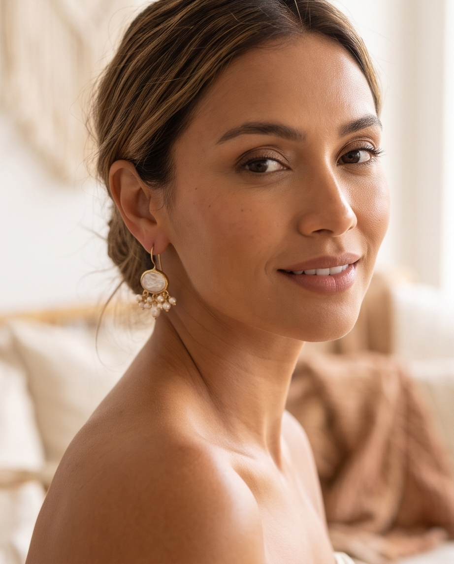 Nereid Pearly Earrings