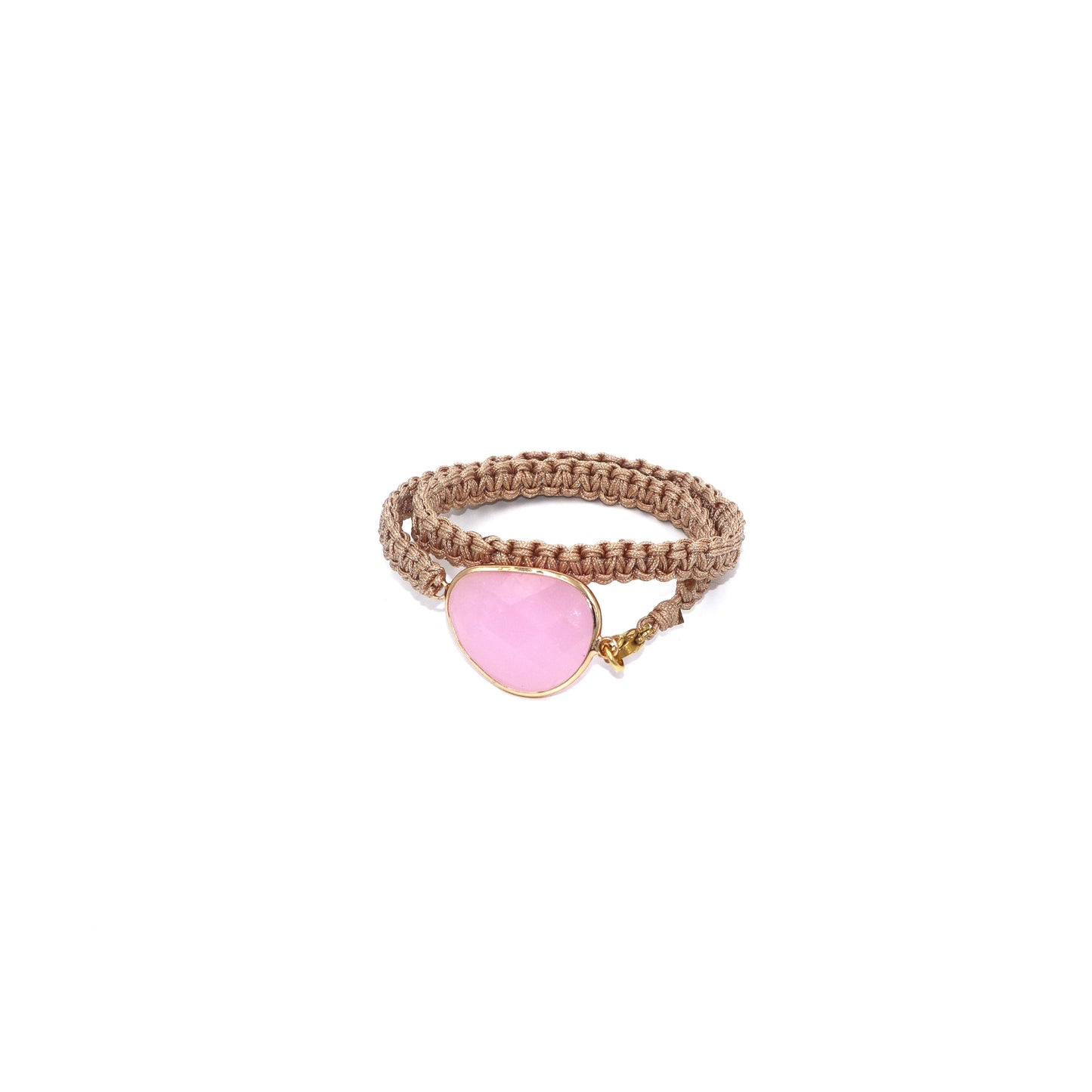 Blush Macrame Bracelet
