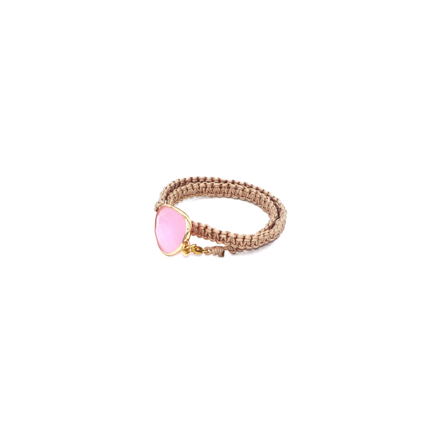 Blush Macrame Bracelet