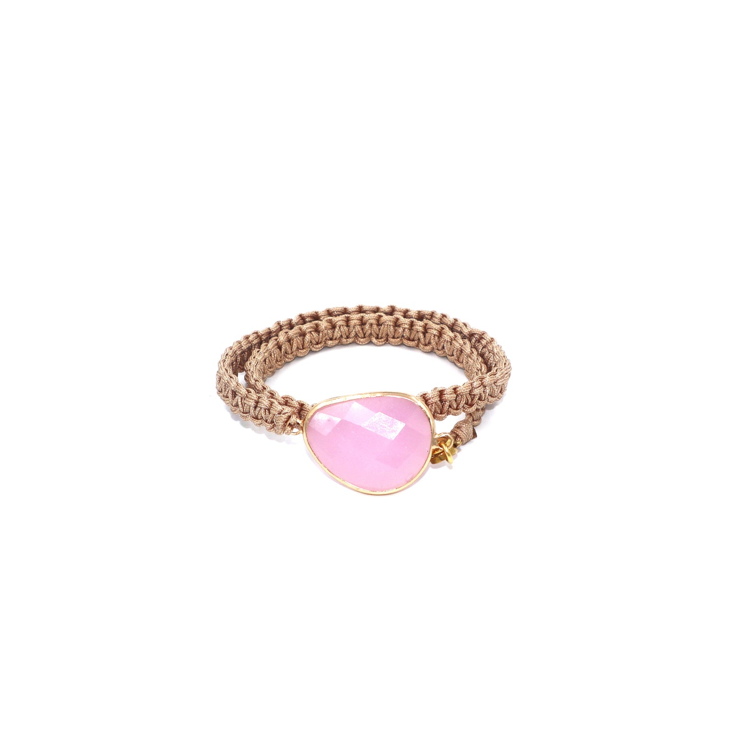 Blush Macrame Bracelet