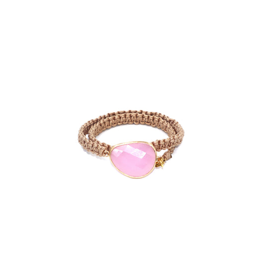 Blush Macrame Bracelet