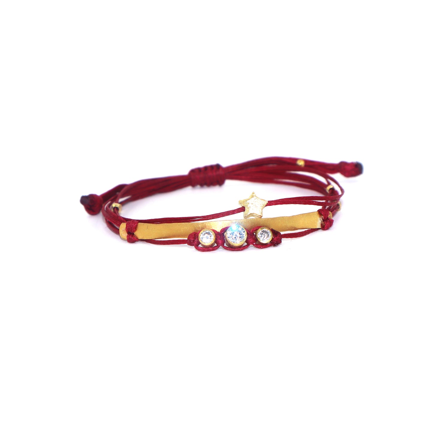 Halo Bracelet Bordeaux