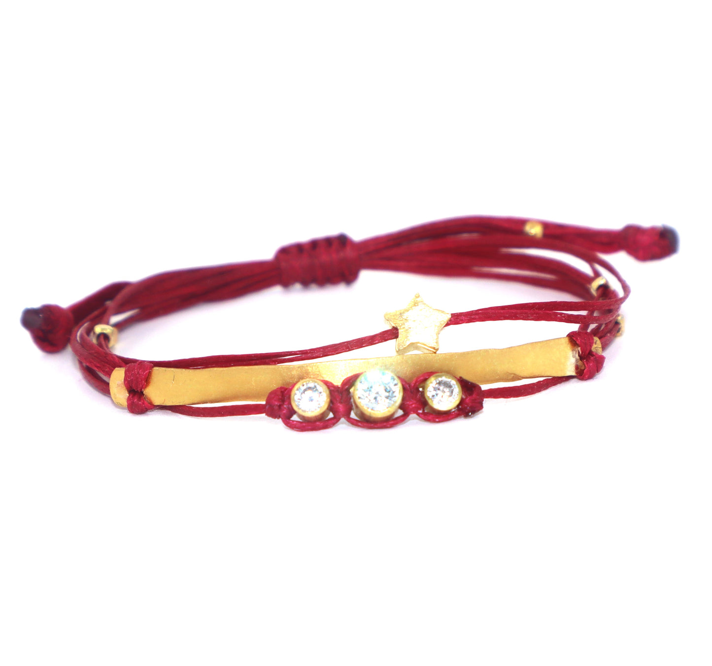 Halo Bracelet Bordeaux