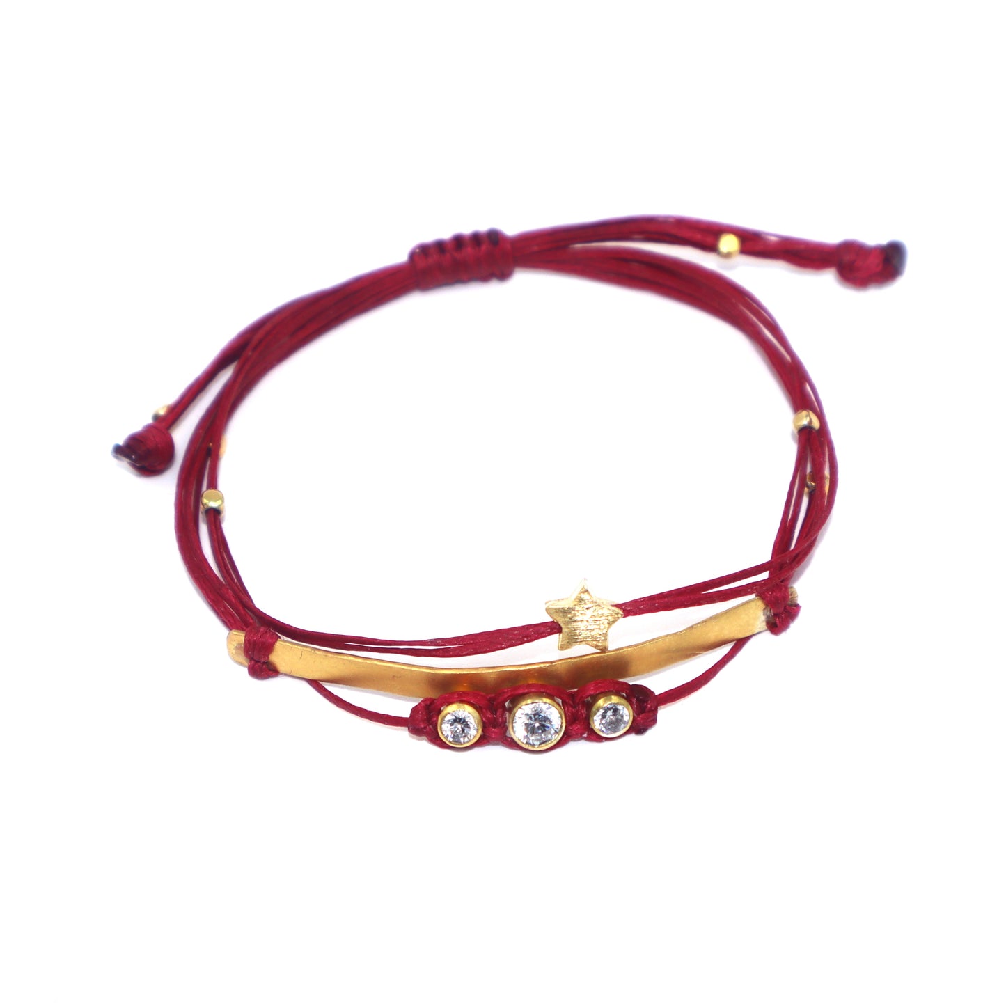 Halo Bracelet Bordeaux