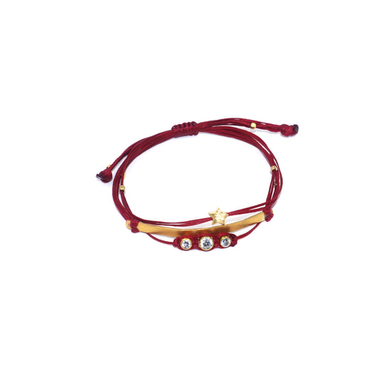 Halo Bracelet Bordeaux