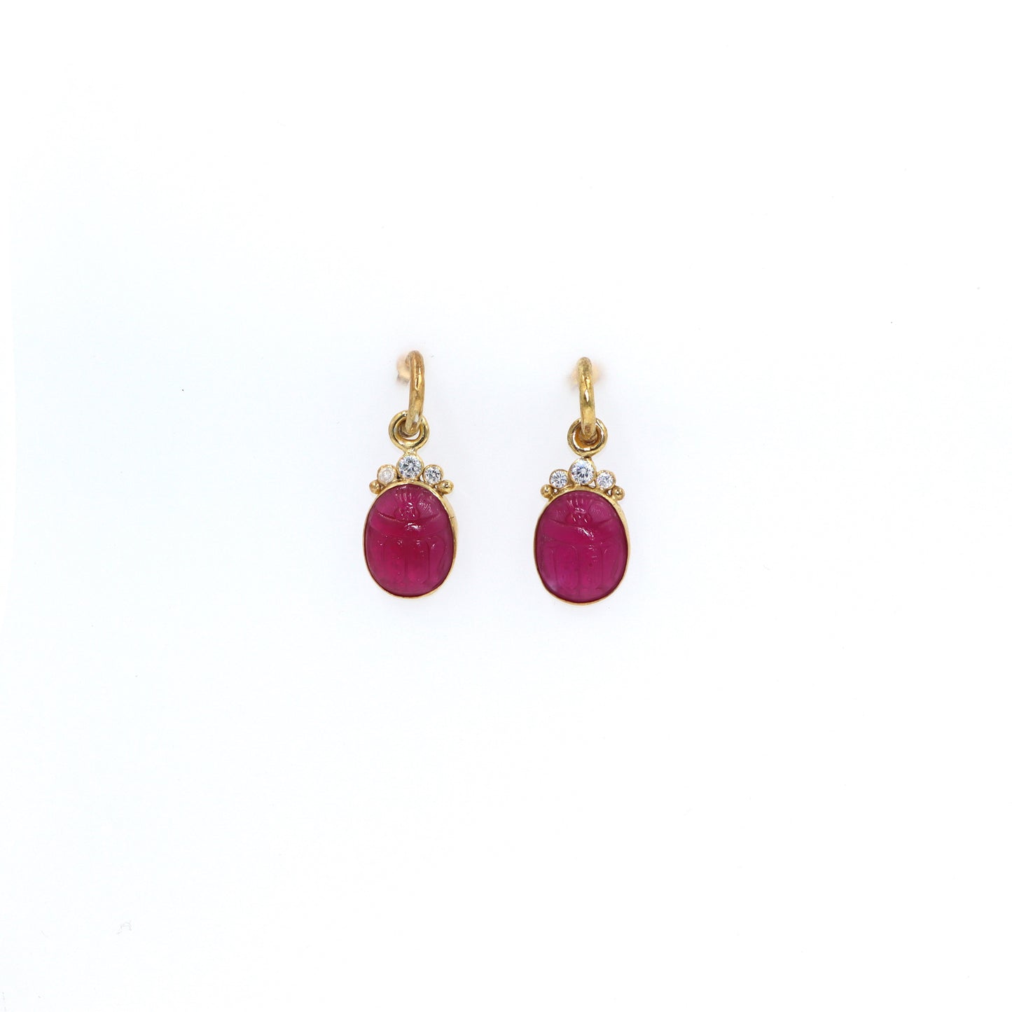 Scarab Hoops Earrings