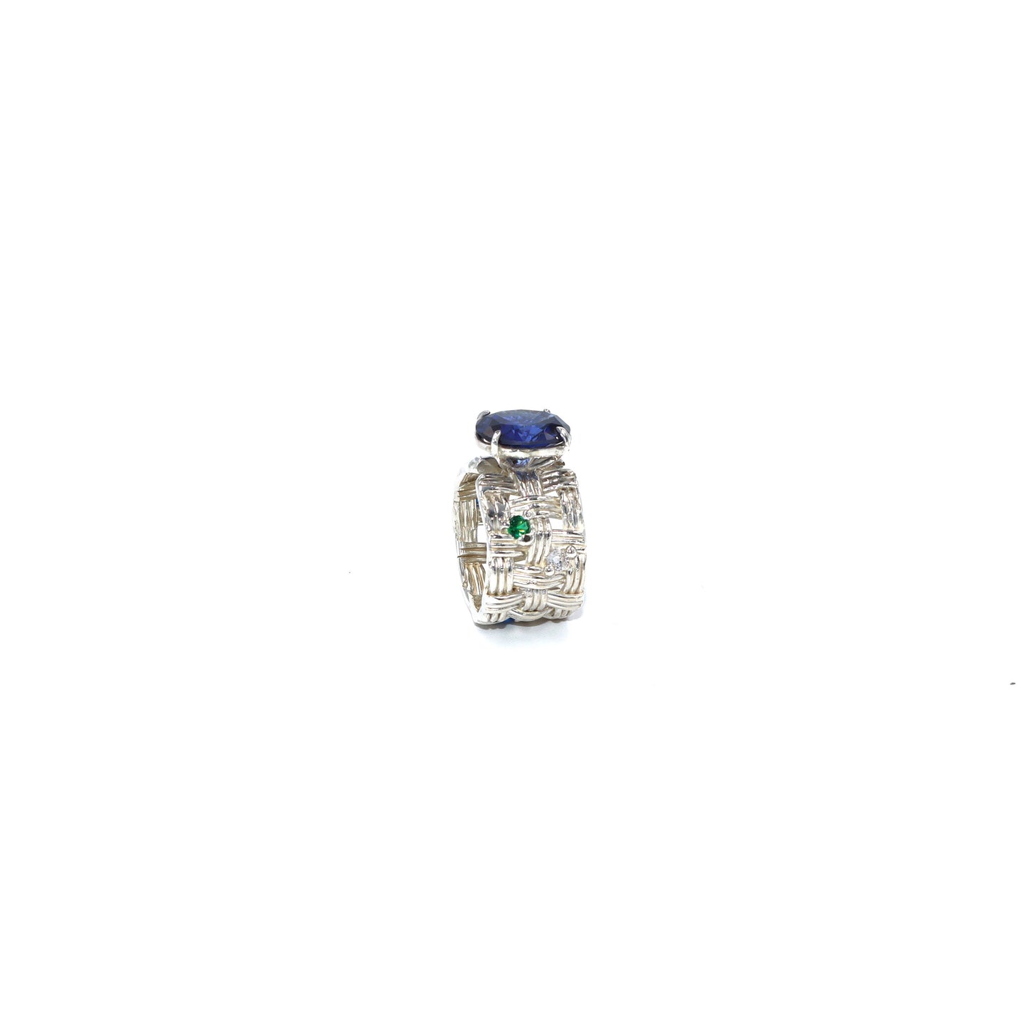 Princess Blue Saphire Ring