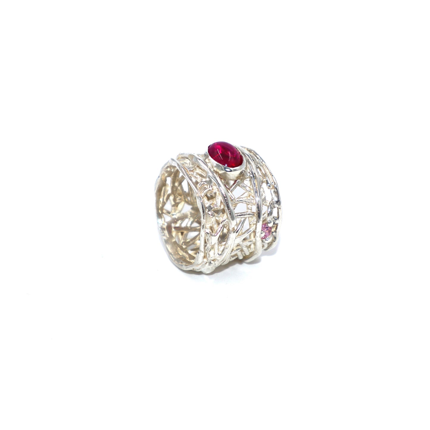 Wivy Red-Fuchsia Ring