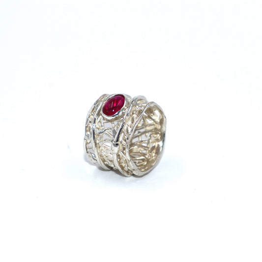 Wivy Red-Fuchsia Ring