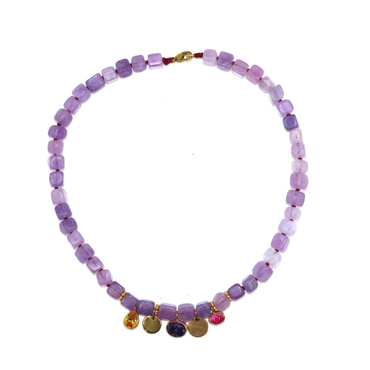 Orchid Amethyst Necklace