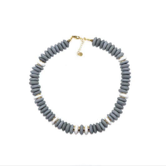 Heliotrope Grey Necklace
