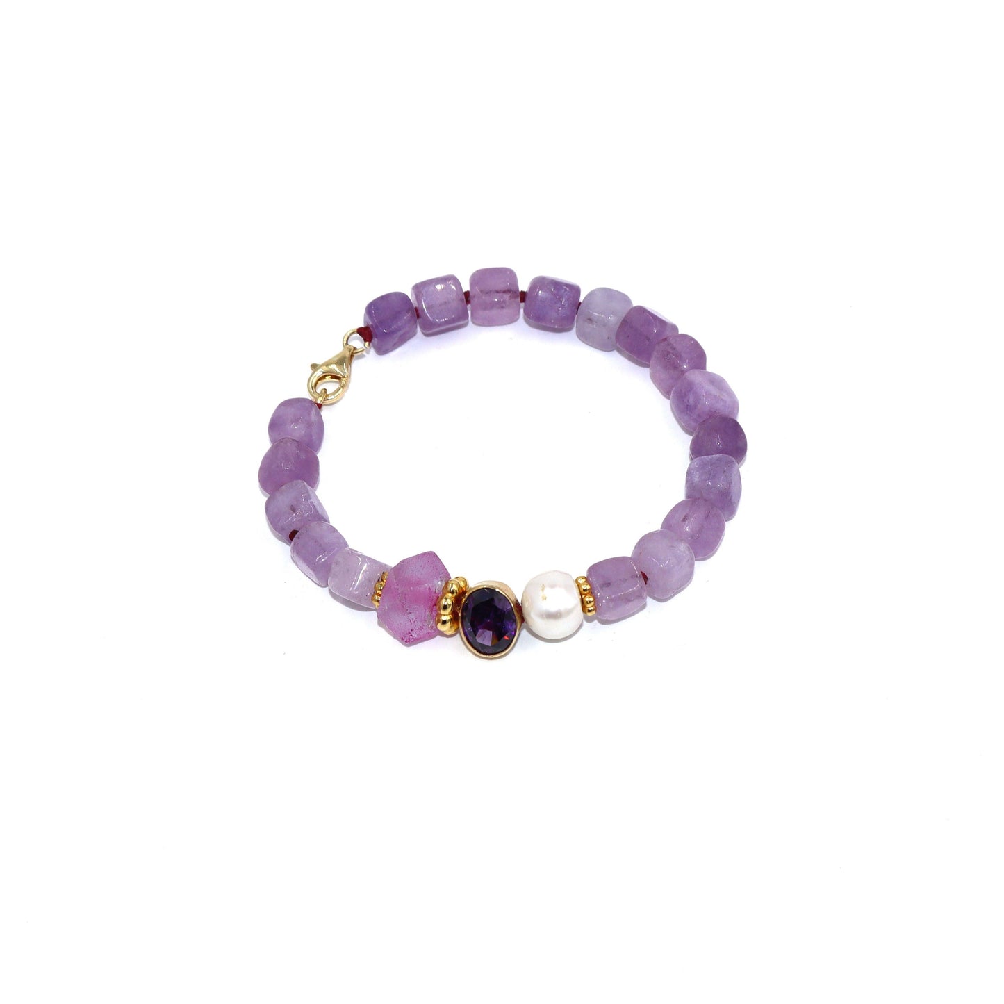 Orchid Amethyst Bracelet