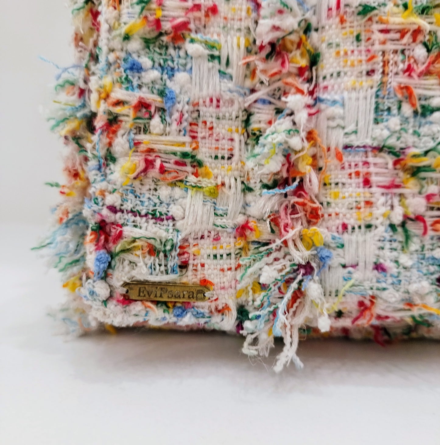 Multi Color Tweed Bag