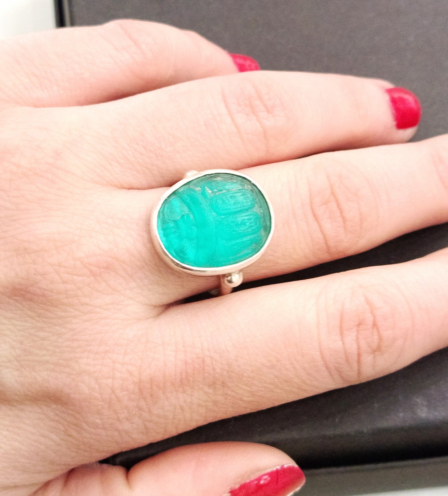 Scarab Intaglio Ring