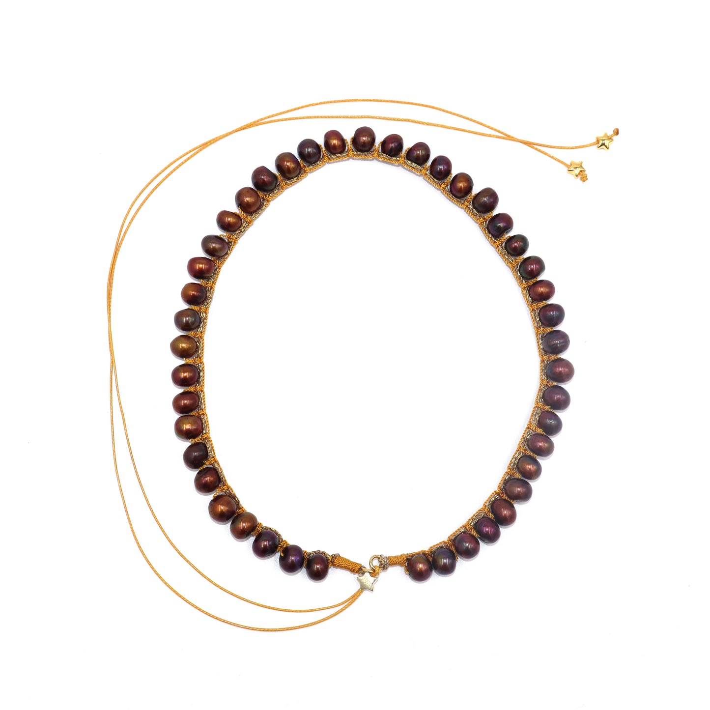 Starry Night Brown Necklace
