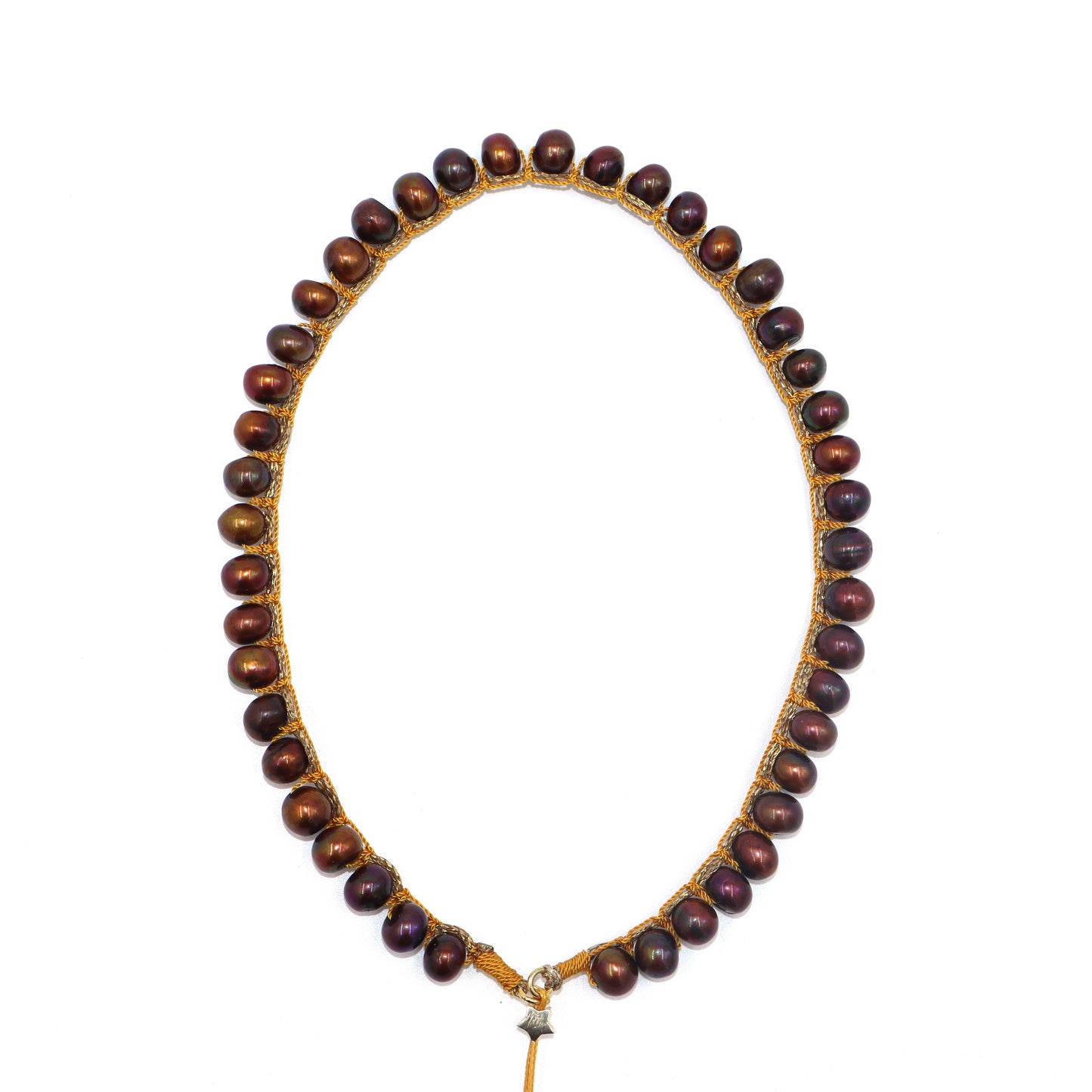 Starry Night Brown Necklace