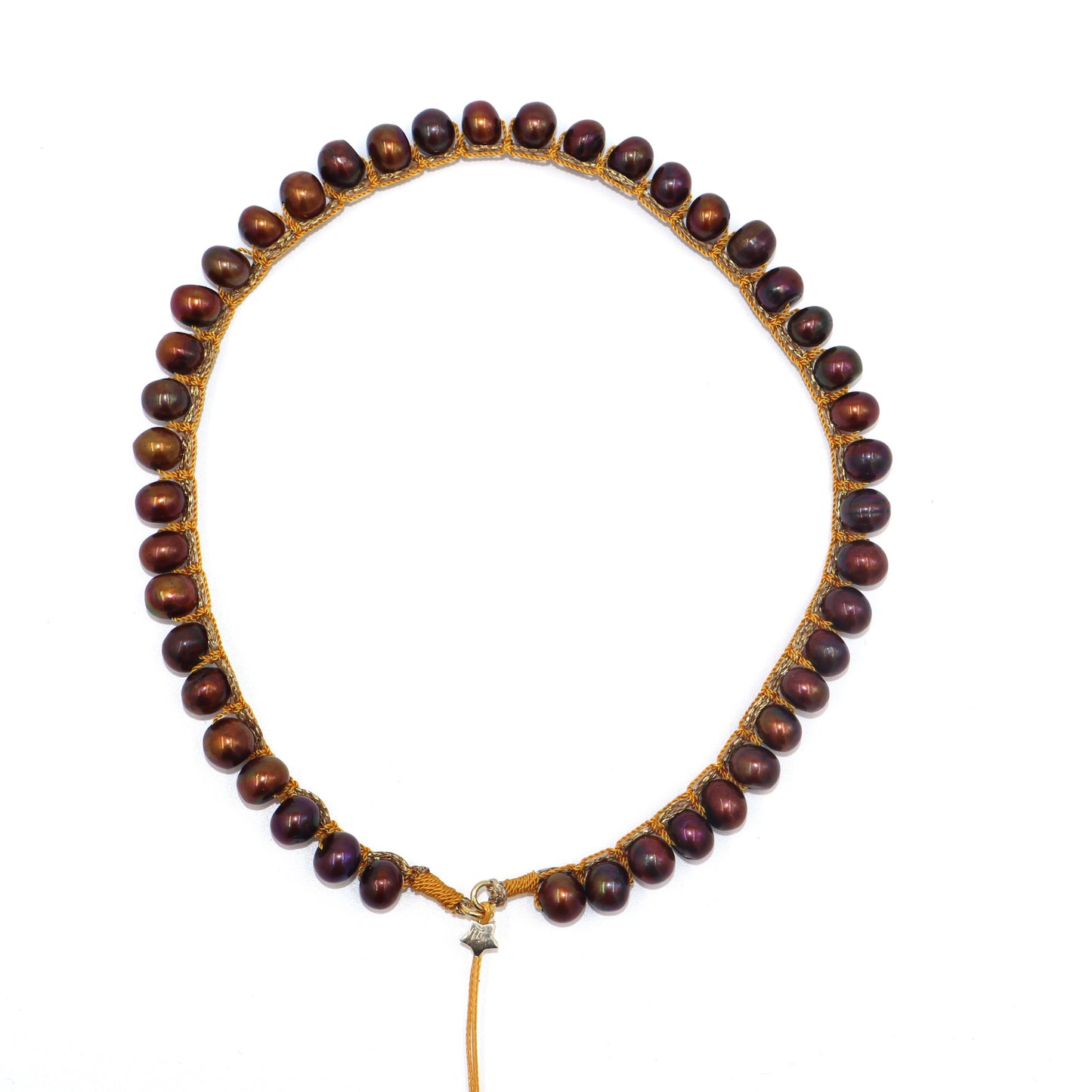 Starry Night Brown Necklace