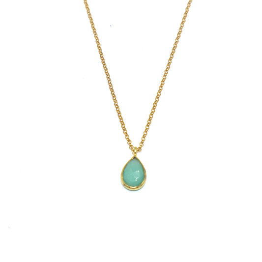 Snowfall Aventurine Pendant Necklace