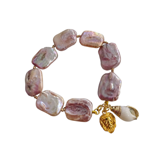 Rose Pearls Bracelet
