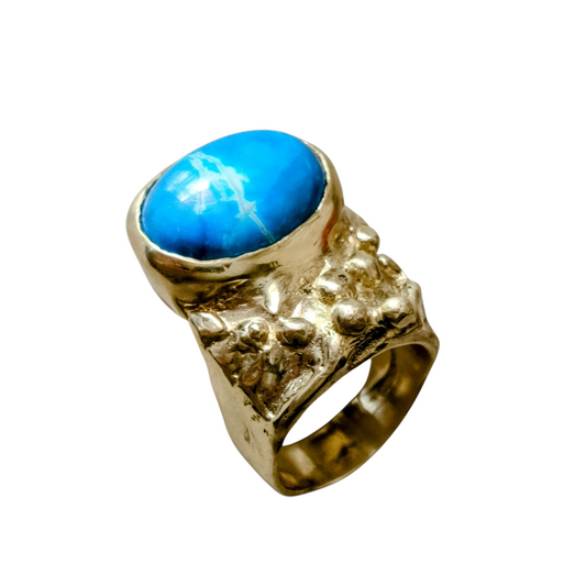 Turquoise Cabochon Ring