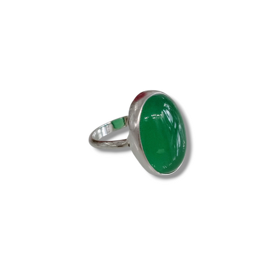 Green Cabochon Ring