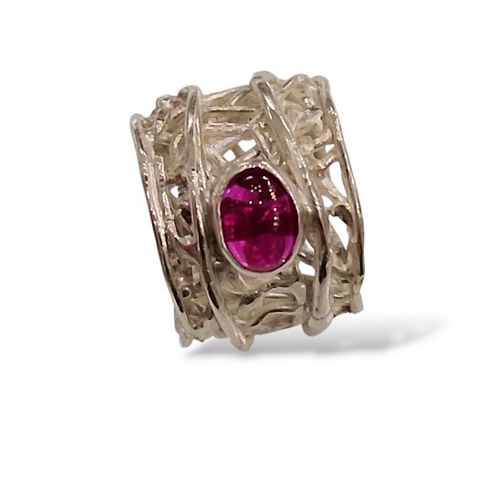 Wivy Red-Fuchsia Ring